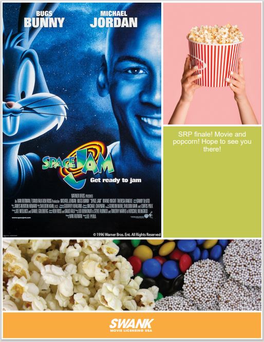 Space Jam movie poster.