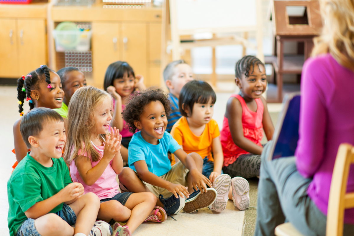 Children at storytime