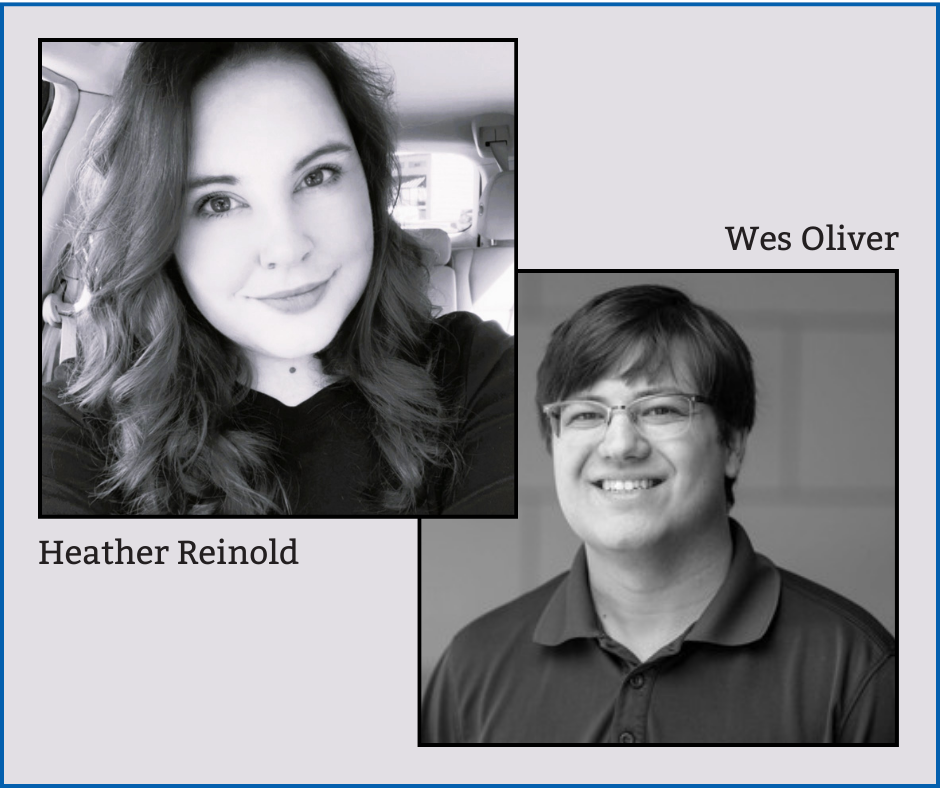 Photographs of Heather Reinold and Wes Oliver